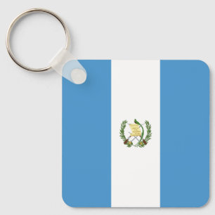 Guatemala Flag Key Ring