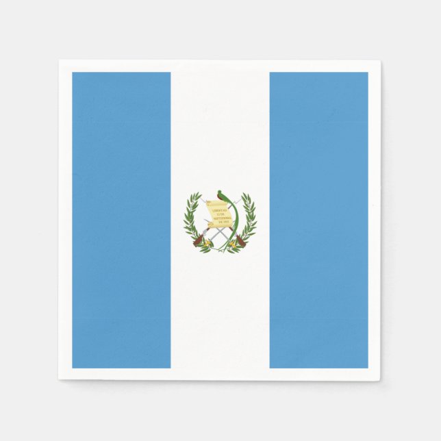Guatemala flag  napkin (Front)