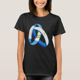 Guatemala Flag Nicaragua Grown Ring Marriage Weddi T-Shirt