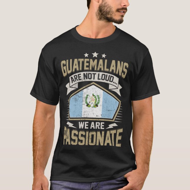 Guatemala Flag Passionate Guatemalans Girls & Wome T-Shirt (Front)