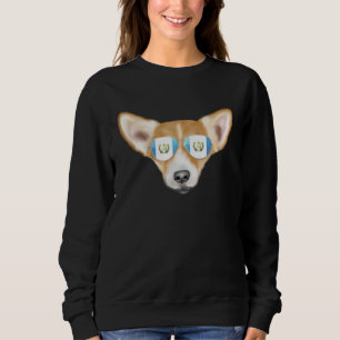 Guatemala Flag Pembroke Welsh Corgi Dog Guatemala  Sweatshirt