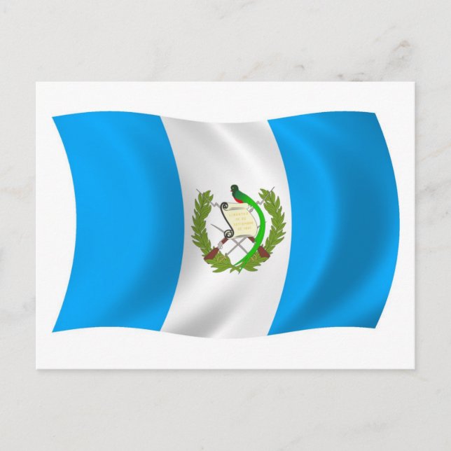 Guatemala Flag Postcard (Front)