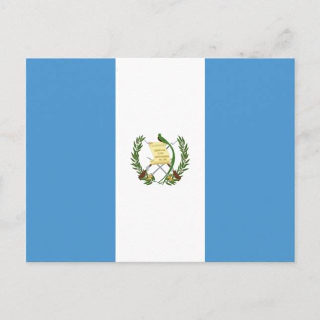 Guatemala Flag Postcard (Front)