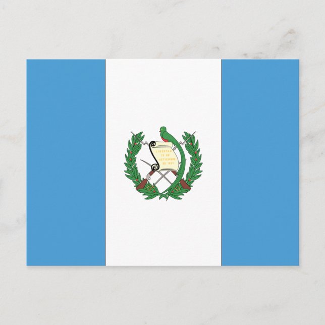 Guatemala Flag Postcard (Front)