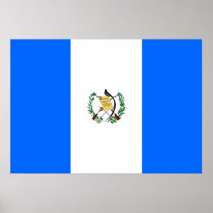 Guatemala Flag Poster