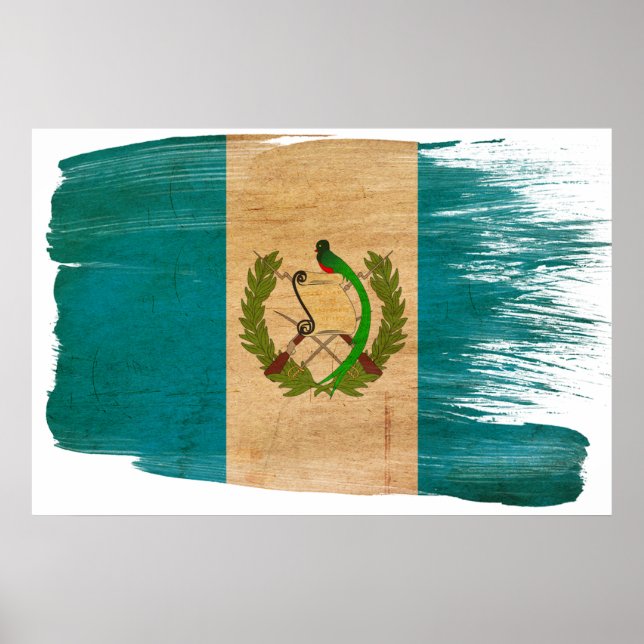 Guatemala Flag Posters (Front)