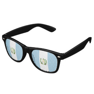 Guatemala flag retro sunglasses