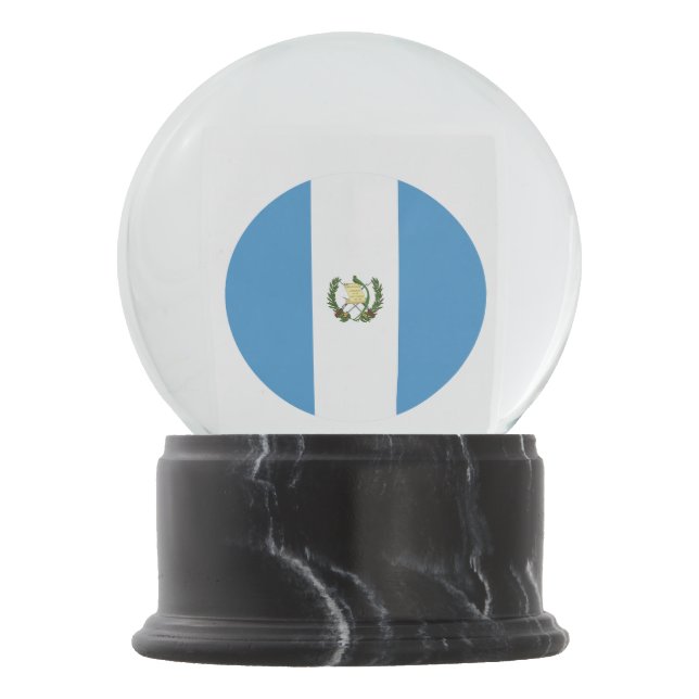 Guatemala Flag Snow Globe (Front)