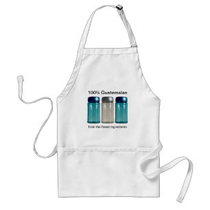 Guatemala Flag Spice Jars Apron