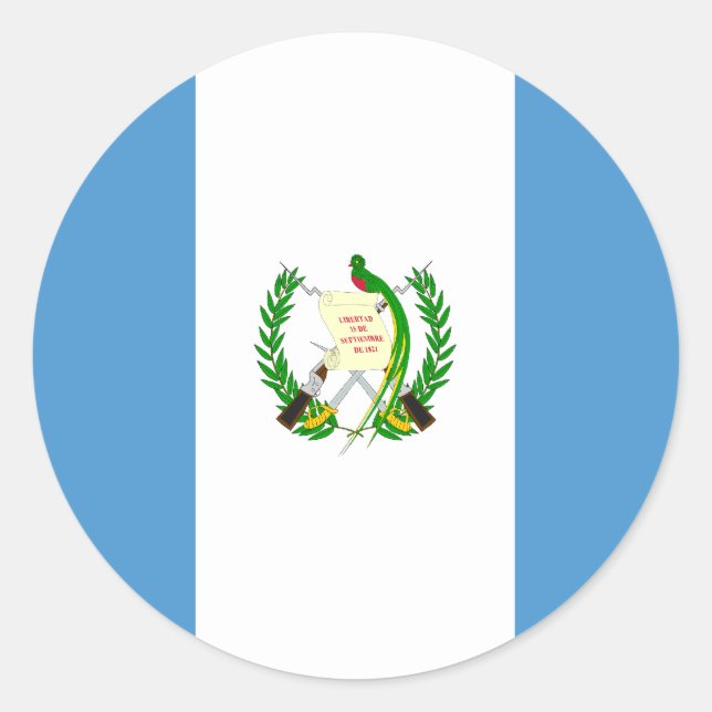 Guatemala Flag Sticker (Front)
