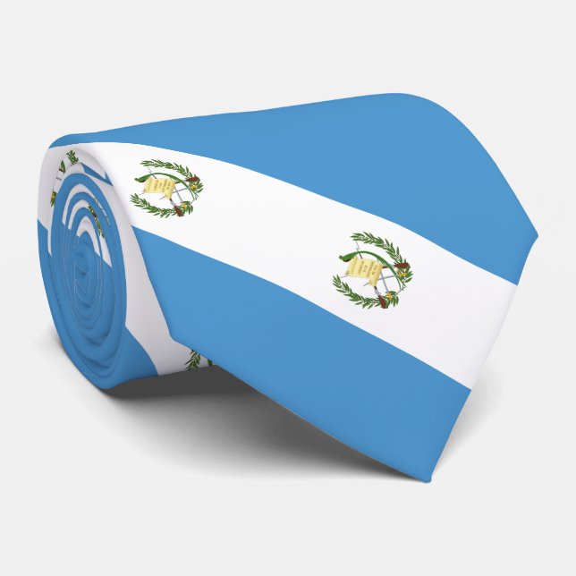 Guatemala Flag Tie (Rolled)