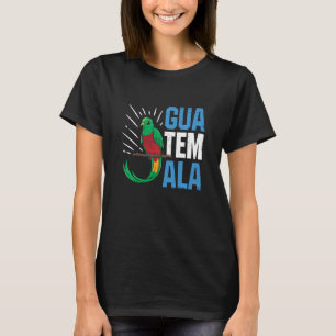Guatemala For Men For Dad Husband Quetzal Bird T-Shirt