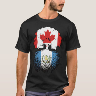 Guatemala Guatemalan Canadian Canada Tree Roots T-Shirt