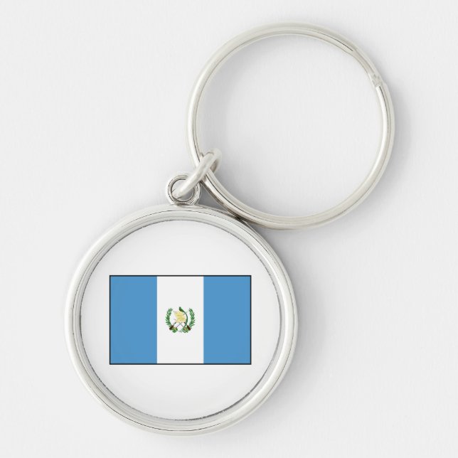 Guatemala – Guatemalan Flag Key Ring (Front)