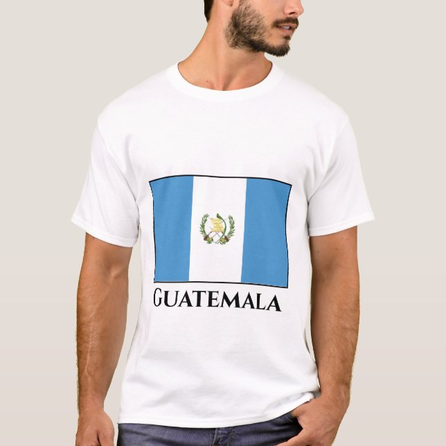 Guatemala (Guatemalan) Flag T-Shirt (Front)