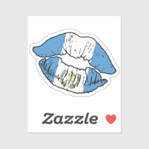 Guatemala Guatemalan Lipstick Love Flag