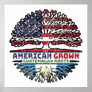 Guatemala Guatemalan US American USA United States Poster