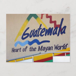 Guatemala, Heart of the Mayan World Postcard