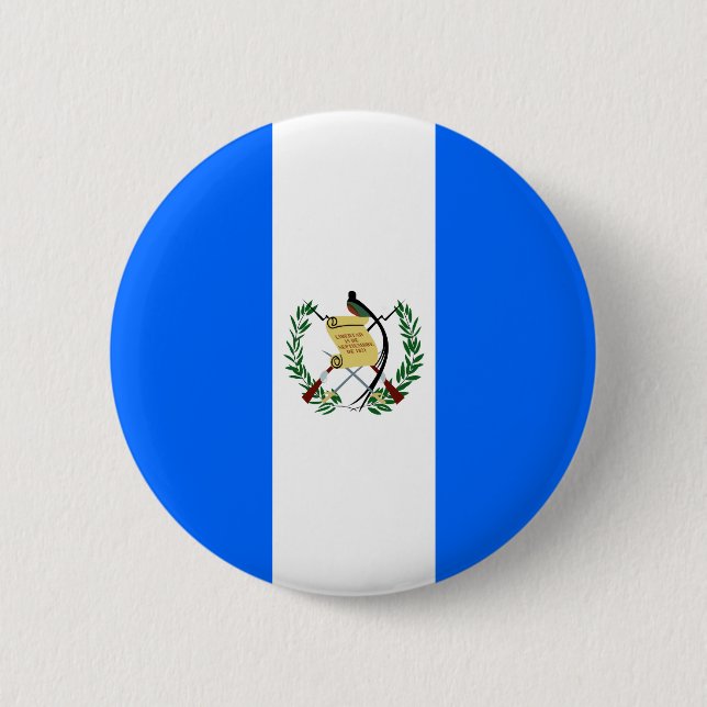 Guatemala High quality Flag 6 Cm Round Badge (Front)