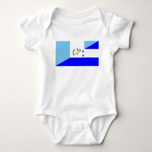 guatemala honduras half flag symbol baby bodysuit