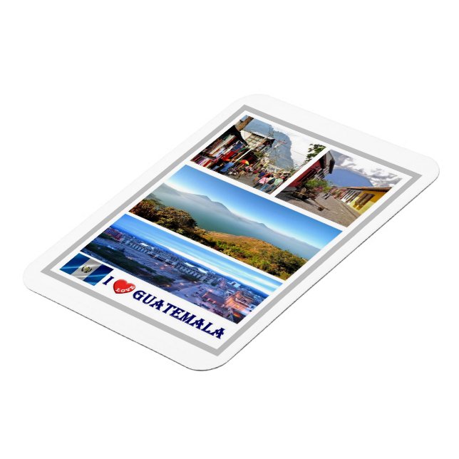 Guatemala - I Love - Magnet (Left Side)