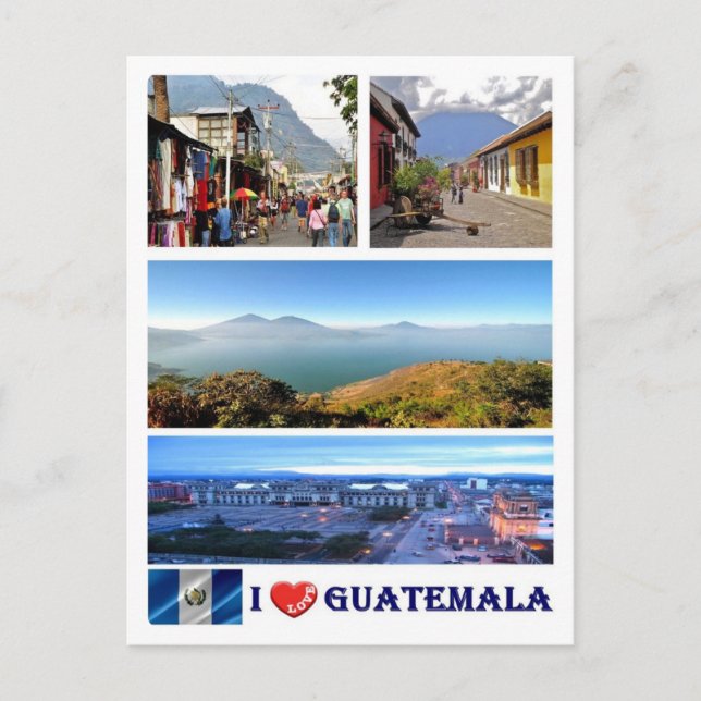 Guatemala - I Love - Postcard (Front)
