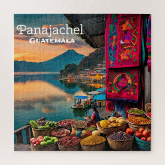 Guatemala Panajachel | Travel Vintage Retro Jigsaw Puzzle