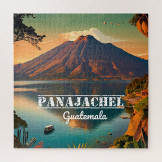 Guatemala Panajachel | Travel Vintage Retro  Jigsaw Puzzle