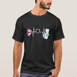 Guatemala Peurto Rico Flag Guatemalan Peurto Rican T-Shirt