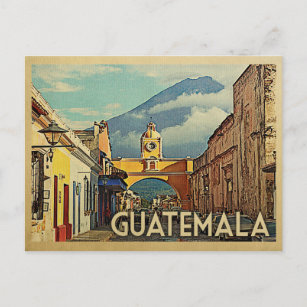 Guatemala Postcard Vintage Travel