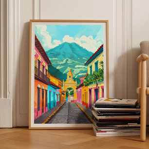 Guatemala Print Guatemala Illustration Guatemala