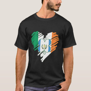 Guatemala Proud Guate Flag St. Patricks Day Shamro T-Shirt