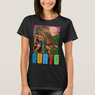 Guatemala Proud Hispanic Guate Flag Guatemalan Tec T-Shirt