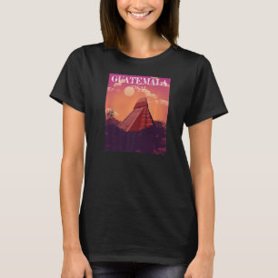 Guatemala Proud Hispanic Volcano Tikal Vintage Gua T-Shirt