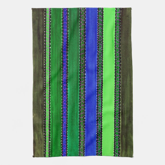Guatemala Rainbow 1 Kitchen Towel (Vertical)