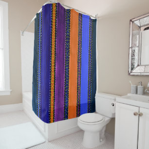Guatemala Rainbow Shower Curtain