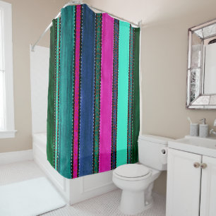 Guatemala Rainbow Shower Curtain