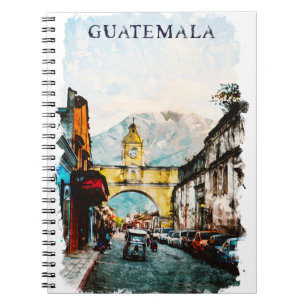 Guatemala Retro Vintage Travel Notebook