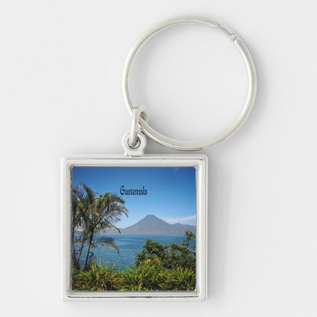 Guatemala, scenic photograph, key ring (Front)