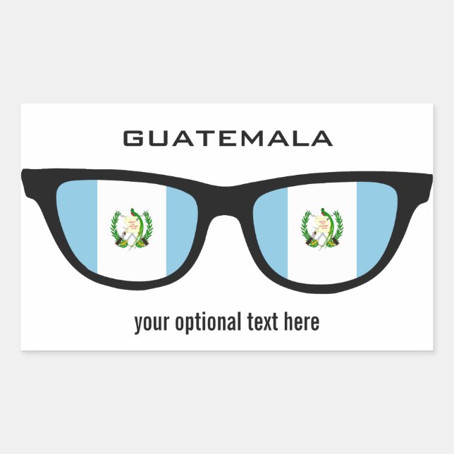 Guatemala Shades custom stickers (Front)