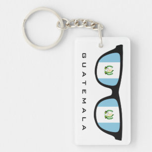 Guatemala Shades custom text & colour key chain