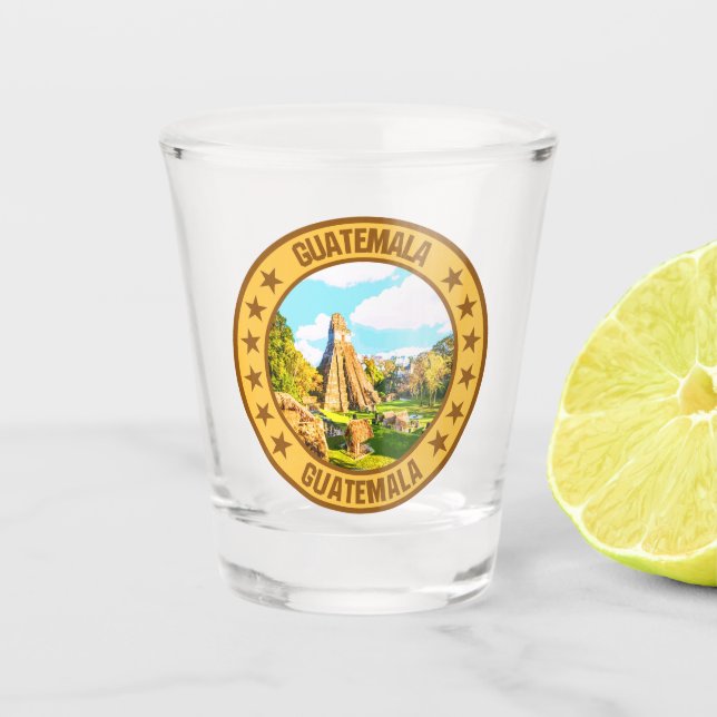 Guatemala                                          shot glass (Front)
