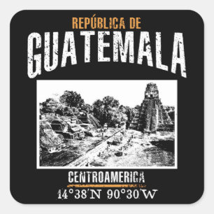 Guatemala Square Sticker