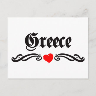 Guatemala Tattoo Style Postcard