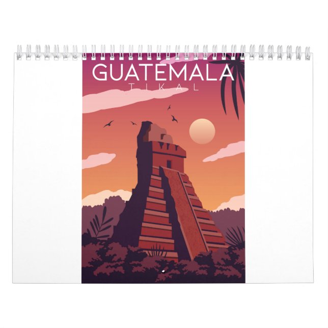 Guatemala Tikal  Calendar (Cover)