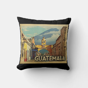Guatemala Vintage Travel Cushion