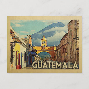 Guatemala Vintage Travel Postcard