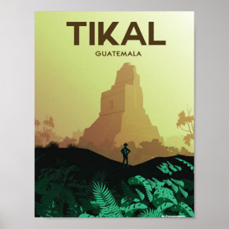 Guatemala | Vintage Travel Poster | Enhanced Matte