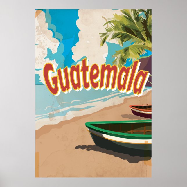 Guatemala Vintage vacation Poster (Front)