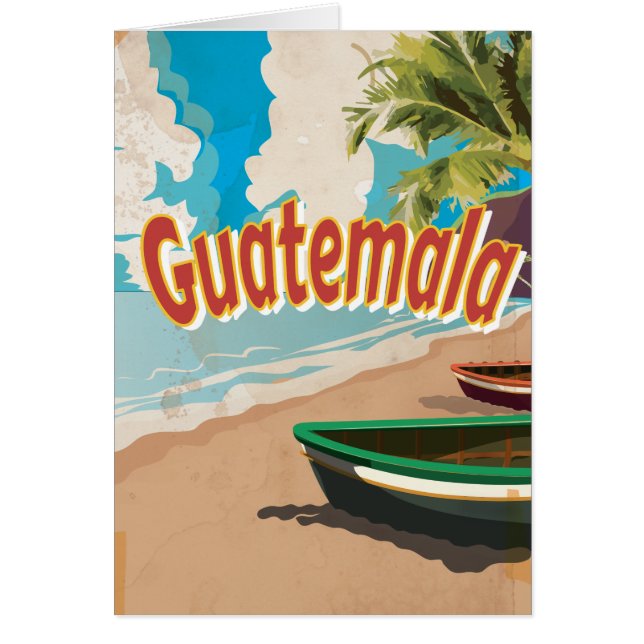 Guatemala Vintage vacation Poster (Front)